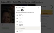 Khan and Jericho's donations to Dutch Mantell (Image credit: GoFundMe)